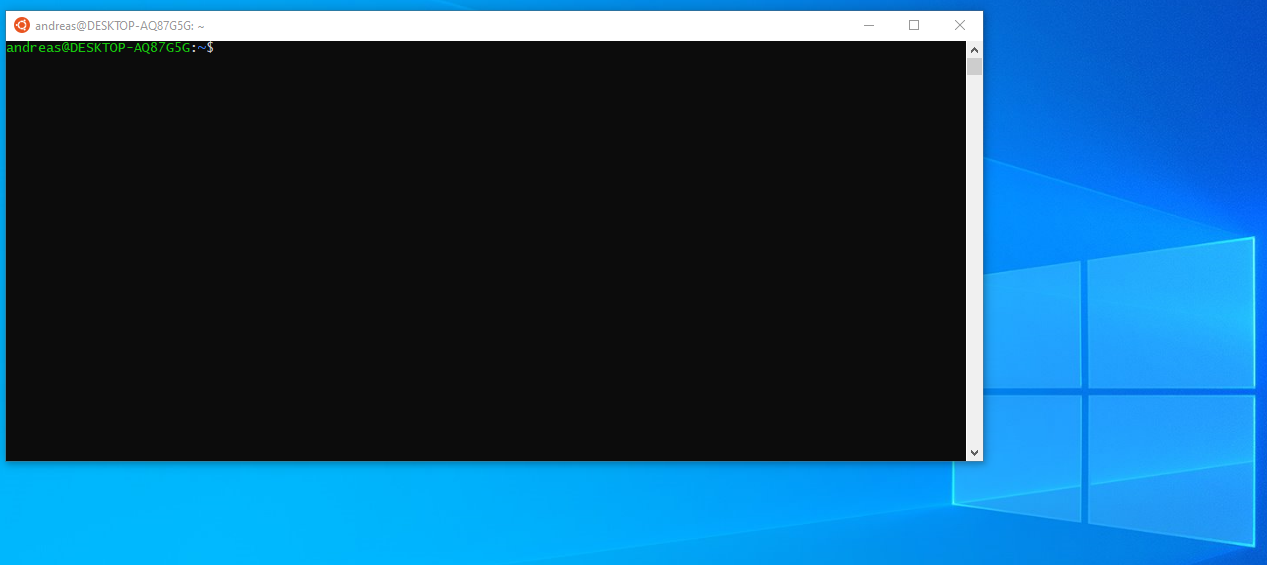Bild: Ubuntu-Subsystem auf Windows 10